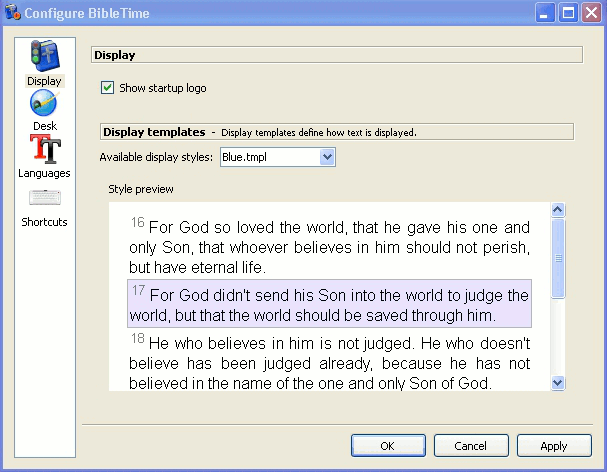 Options Dialog - fonts