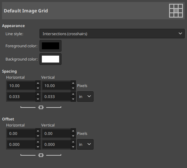 Default Grid Preferences