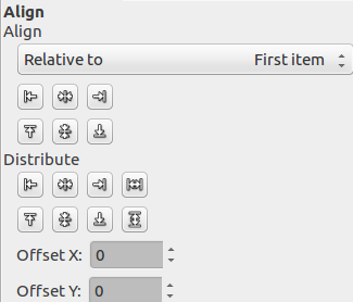 Tool Options for the Align tool