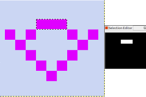 Example for Diagonal Neighbors option applied