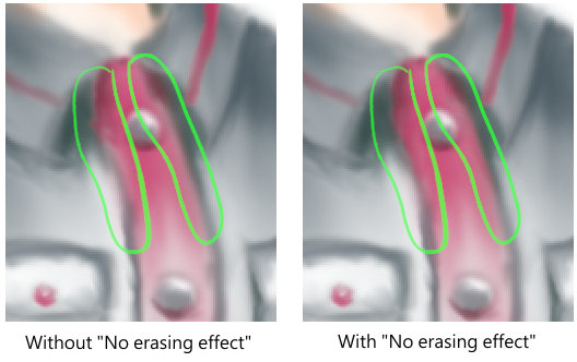 An example of "No erasing" from the programmer