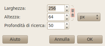 Opzioni del filtro«Sfuma tavolozza»