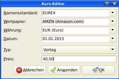 Kurs-Editor