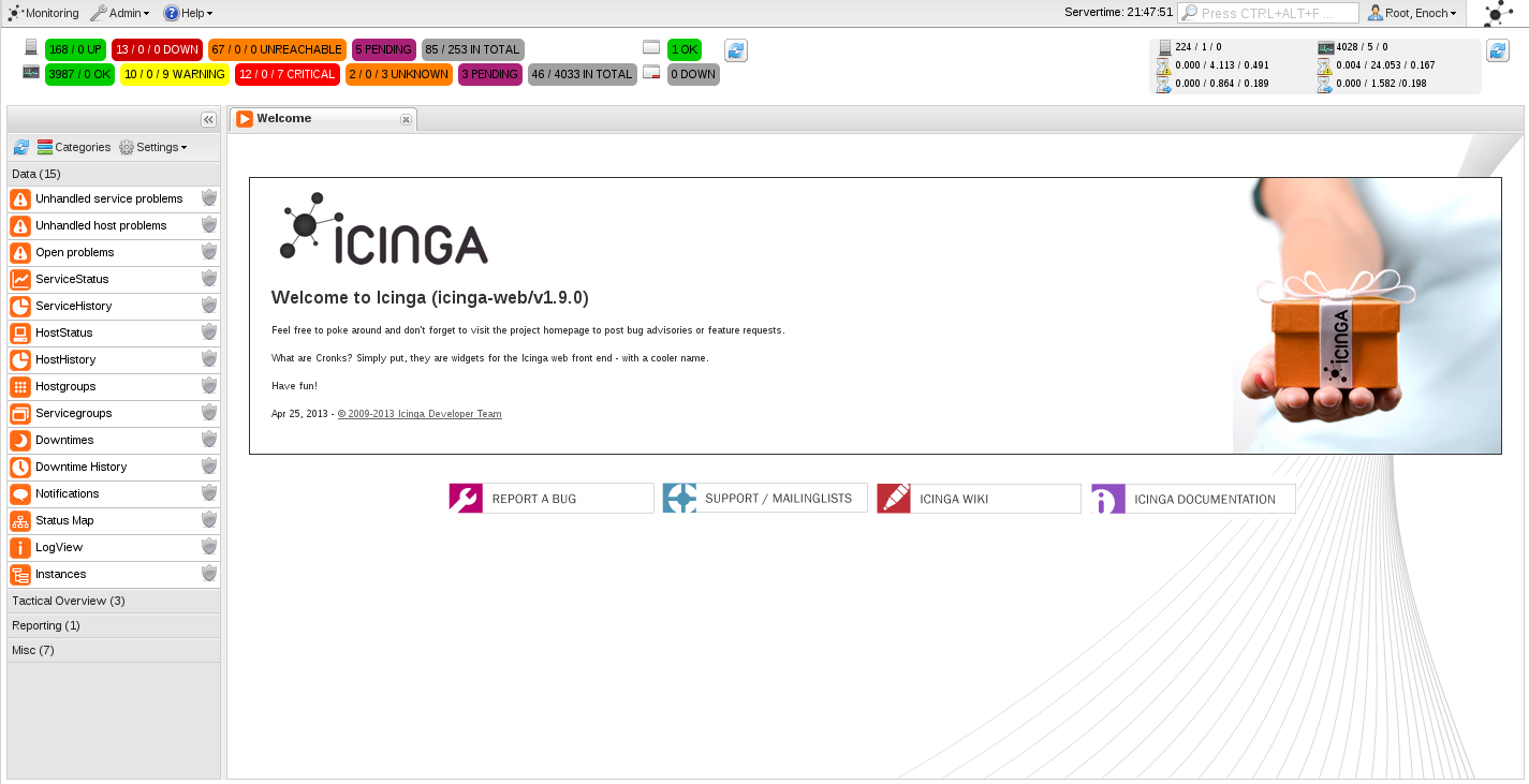 Icinga Web overview