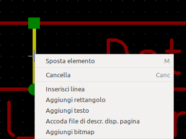 context line move