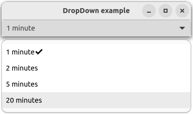 Simple DropDown