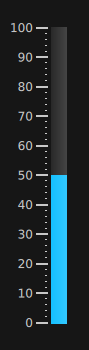 Gauge minorTickmark example