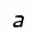 MATHEMATICAL SANS-SERIF ITALIC SMALL A