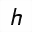 MATHEMATICAL SANS-SERIF BOLD ITALIC SMALL H