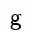 MATHEMATICAL MONOSPACE SMALL G