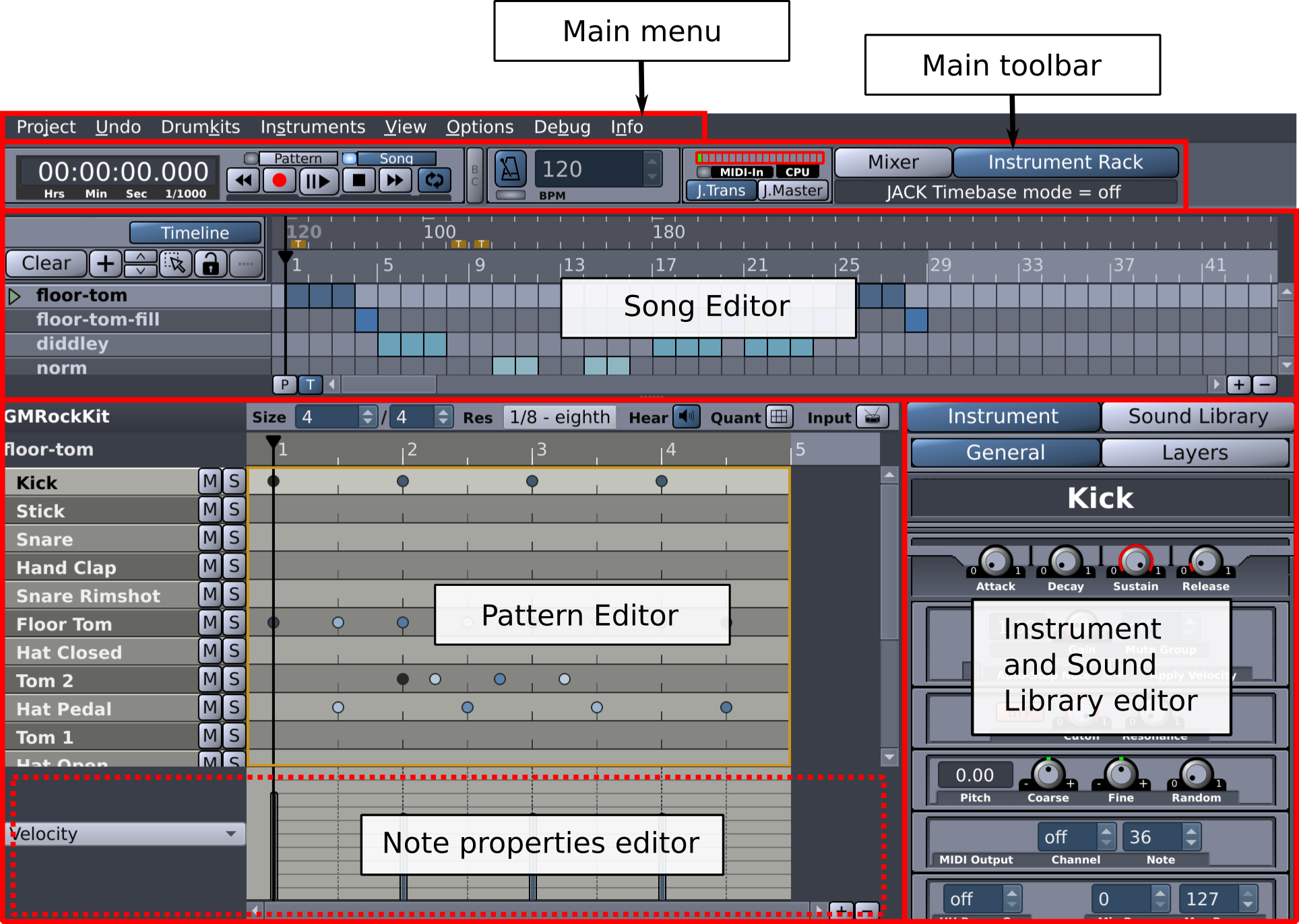 The Main UI in Single Pane mode